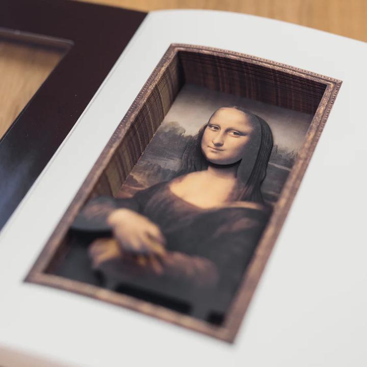 Produktbild Cartartem Leonardo Da Vinci "Mona Lisa" - 3D Notizbuch (Blanko, Harter Einband)