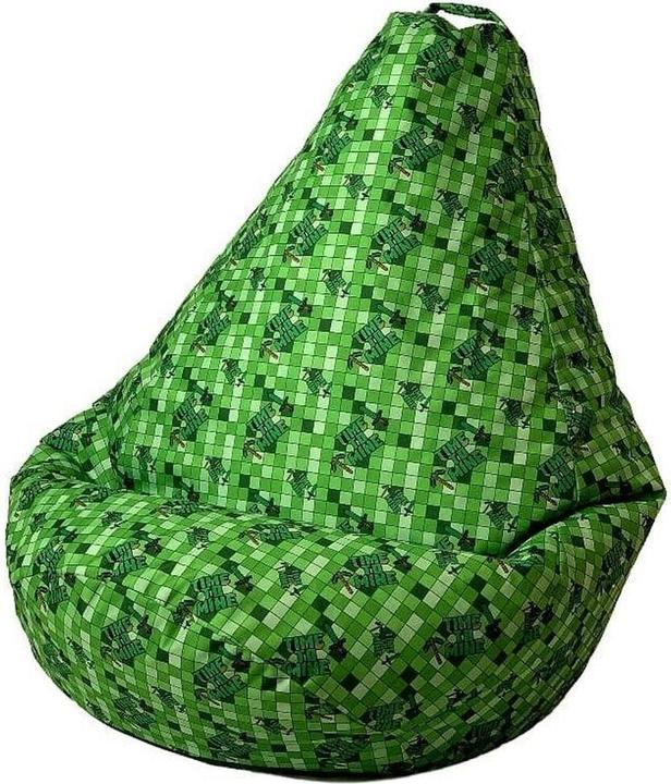 Actual product image Go Gift Sako Bag Pouffe Pear Print Minecraft XL 130 x 90 cm