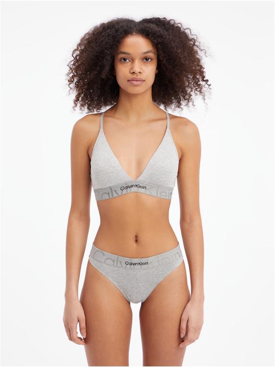 Immagine prodotto Calvin Klein Mutandine perizoma da donna, Grigio Heather, S (S)