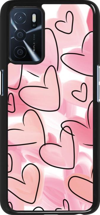 Produktbild PhoneLook Hülle Easter 2023 pink hearts (Oppo A16s)