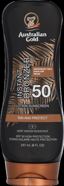 Immagine prodotto Australian Gold Lozione con Bronzer (Crema solare, SPF 50, 237 ml)
