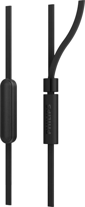 Image du produit Philips Écouteurs intra-auriculaires filaires, TAE1105BK (pas de réduction du bruit, Filaire)