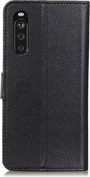 Actual product image MU Classic Litchi Leather Bookcover Series (Sony Xperia 10 III)