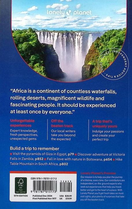 Actual product image Africa (English, The Lonely Planet, 2024)