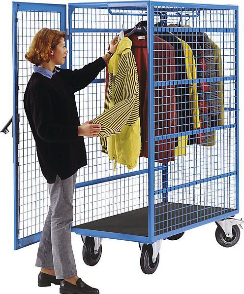 Actual product image eurokraft pro Mesh Shelf Trolley (500 kg)
