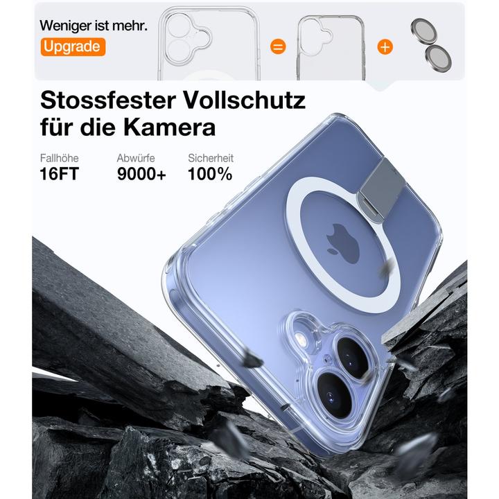Produktbild Torras Pstand Spin 3 in 1 Set (1 Stück, Apple iPhone 16 Plus)