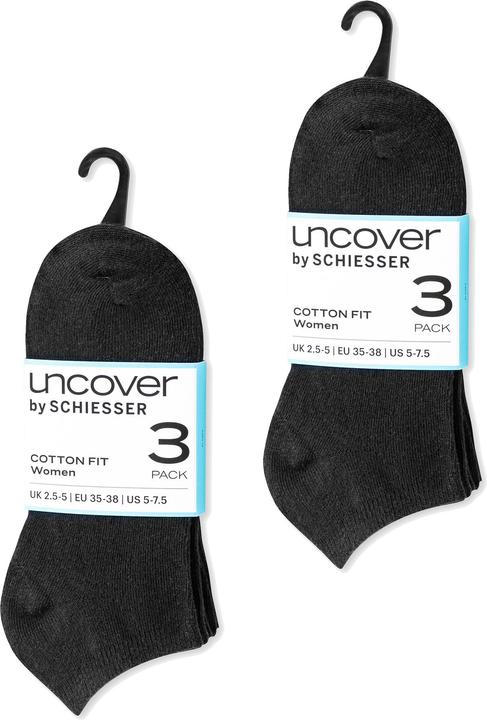 Produktbild Schiesser Sneakersocken Uncover (6er Pack, 35 - 38)