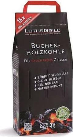 Actual product image LotusGrill Beech charcoal (2.50 kg)