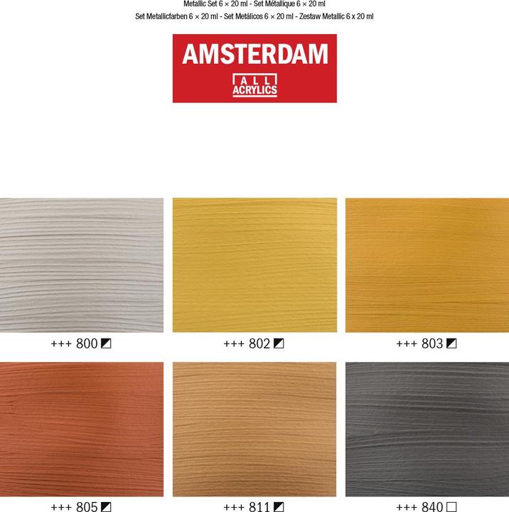 Actual product image Amsterdam acrylic paint (Multicolor, 120 ml)