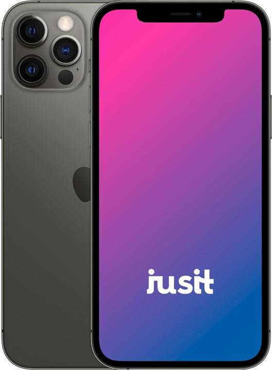 jusit iPhone 12 Pro (256 GB, Graphite, 6.10", Dual SIM, B / Sehr gut)