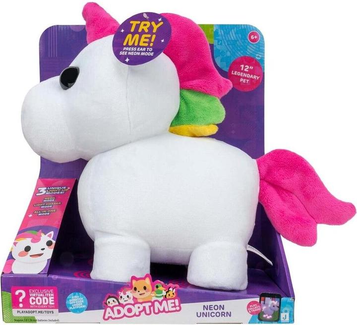 Actual product image Jazwares Adopt Me - Mega Neon Unicorn 30Cm (243-0010) (37.50 cm)