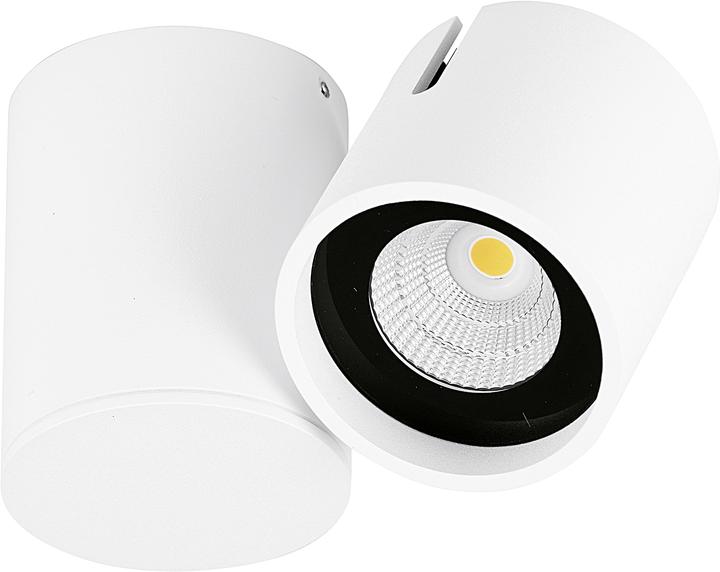 Image du produit Mylight Spot de plafond 'Mayen' 1-flamme 7Watt dimmable 86mm Ø72mm blanc incl. ampoule (630 lm)
