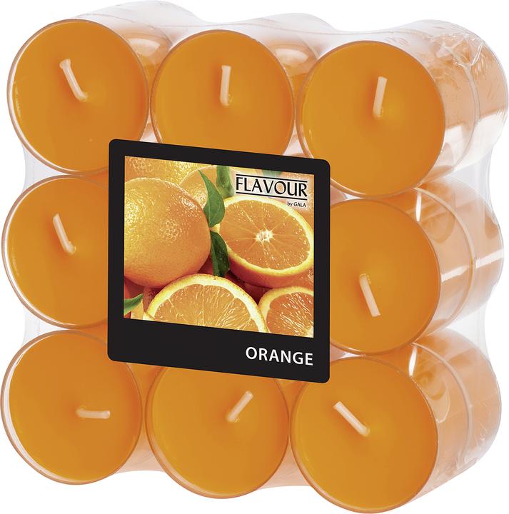 Produktbild Gala Duft Teelicht in PC Hülle orange/Orange 18er Pack (18 Stk.)