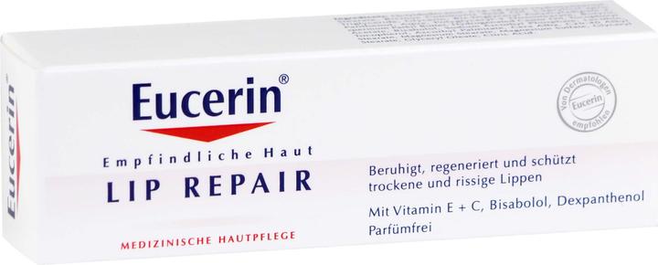 Actual product image Eucerin pH5 Lip Repair Cream, 10 g Cream (10 ml)