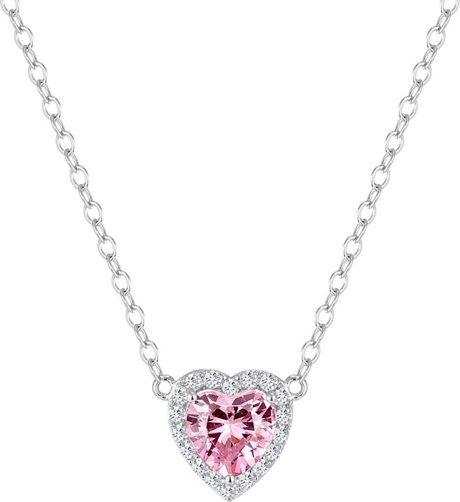 Trilani Damen Kette Herz Sterling Silber - 36082 (Sterling Silber, 40 - 45 cm)