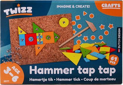Immagine prodotto Johntoy Gioco del martello 23 stampi 36 chiodi 30x21cm