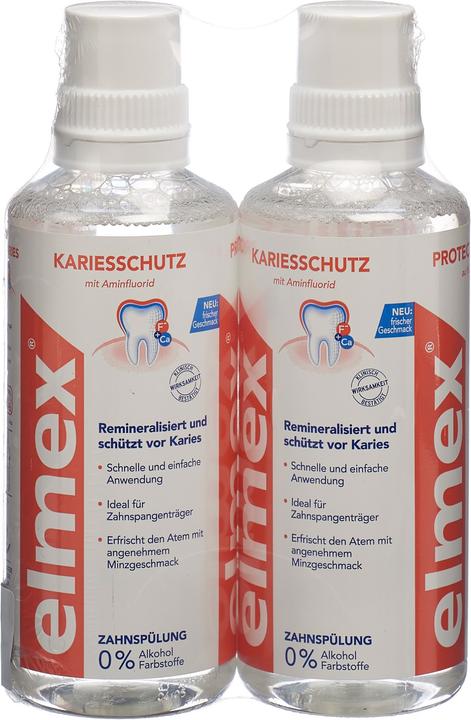 Elmex Tooth rinse Duo (800 ml, Mouthwash)