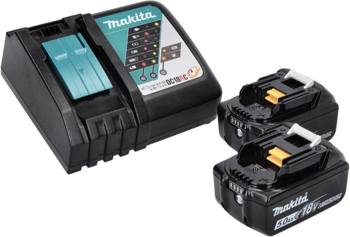 Produktbild Makita DCL 182 RT B Akku Staubsauger 18 V Schwarz + 2x Akku 5,0 Ah + Ladegerät