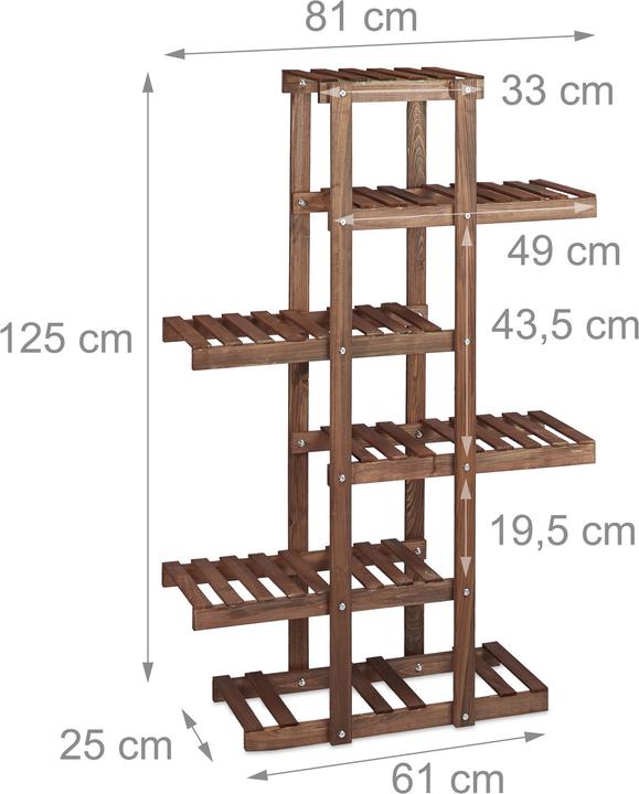 Actual product image Relaxdays Flower rack
