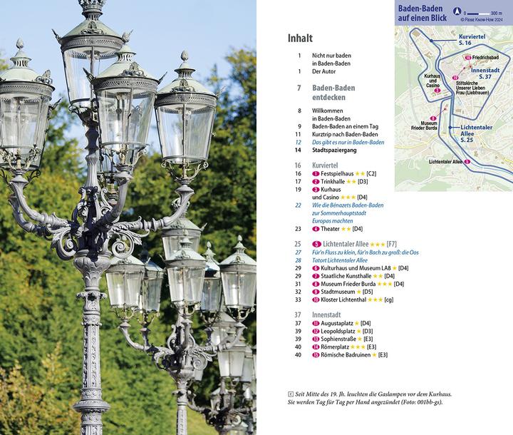 Actual product image CityTrip Baden-Baden (German, Günter Schenk, 2024)