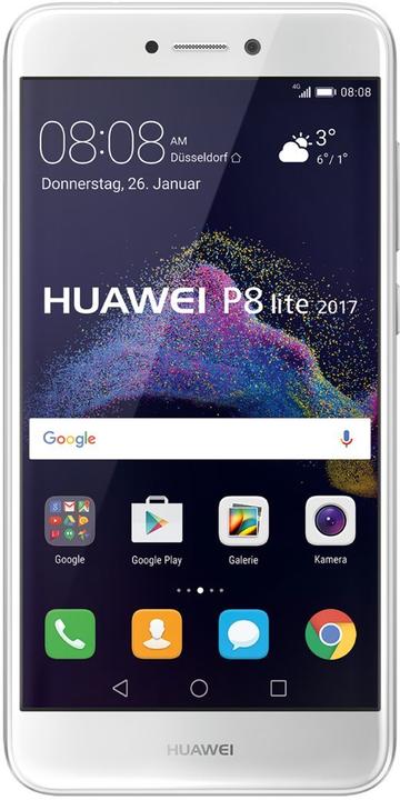Produktbild Huawei P8 Lite 2017 (16 GB, White, 5.20", Hybrid Dual SIM, 12 Mpx, 4G)