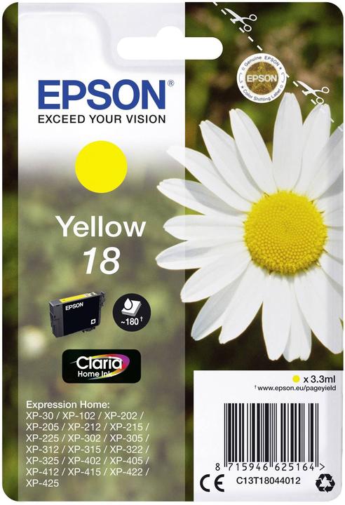Produktbild Epson 18 Claria Home (Y)