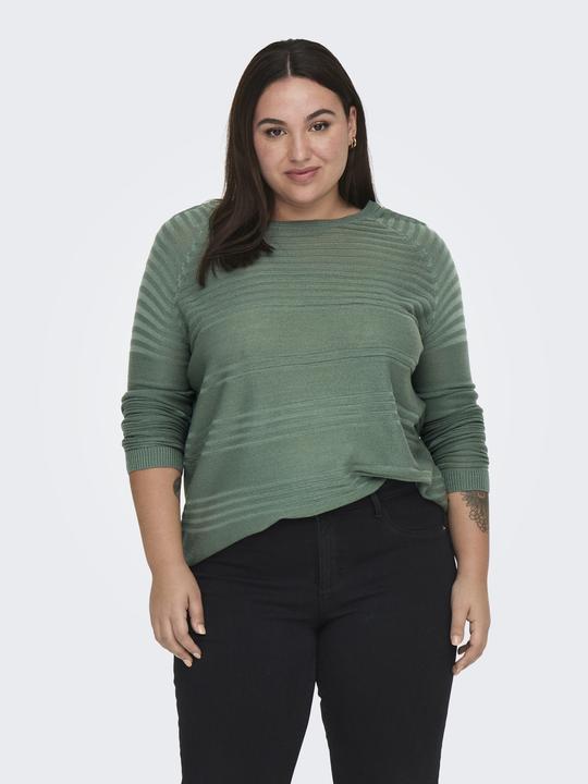 Produktbild Only Curvy gemusterter Strickpullover (54, XL)