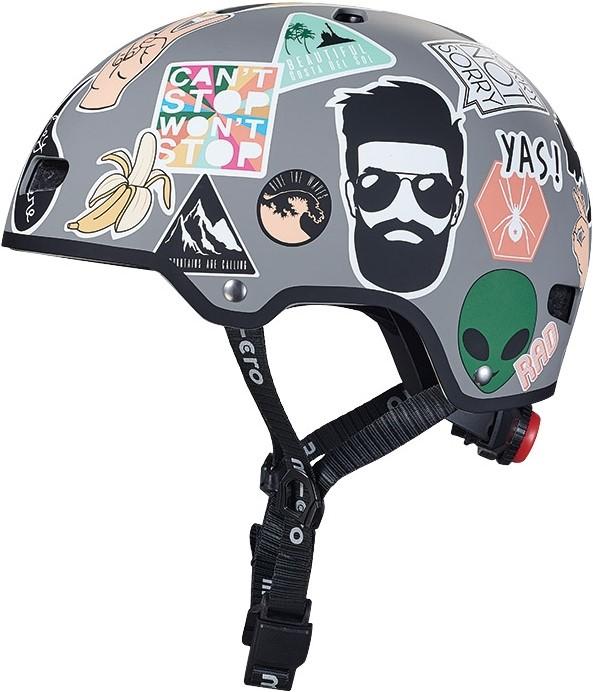 Actual product image Micro Sticker skate helmet (58 - 61 cm)