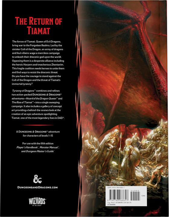 Immagine prodotto Wizards of the Coast Dungeons & Dragons - La Tirannia dei Draghi - Inglese (Inglese)