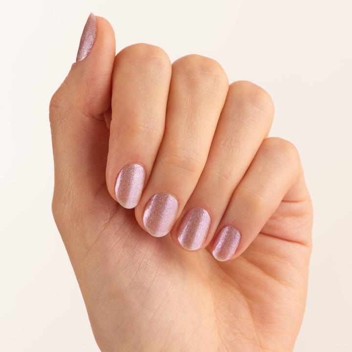 Produktbild essence gel nail colour (58 Less bitter more glitter, Gel-Effekt Nagellack)