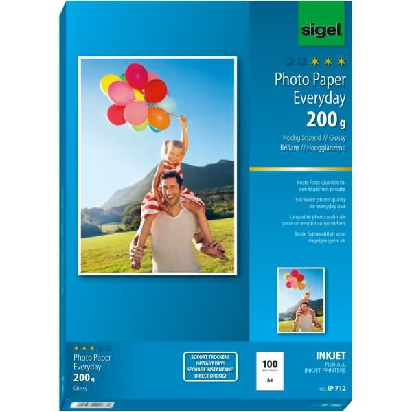 Actual product image Sigel Inkjet Everyday (200 g/m², A4, 100 x)