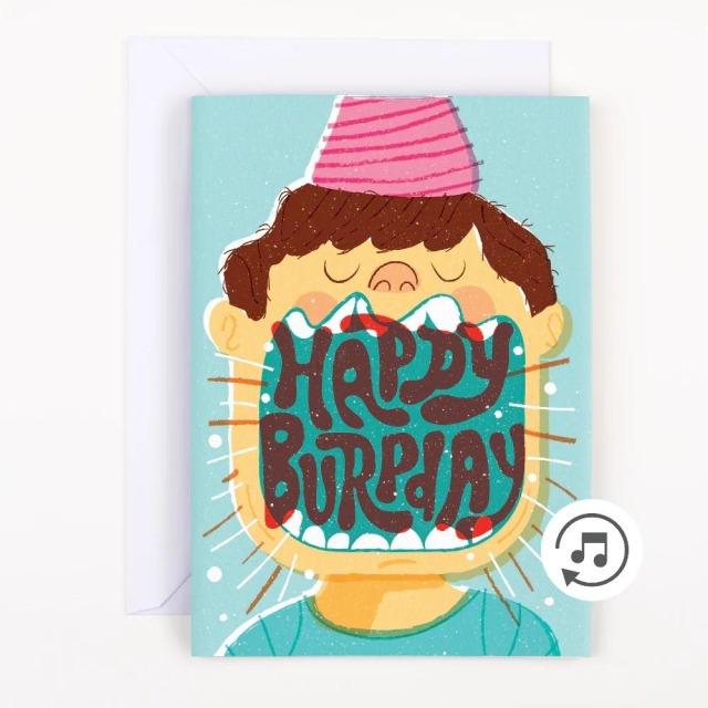 Image du produit Joker Greeting Carte musicale infinie happy Burp-Day - (1 pcs)