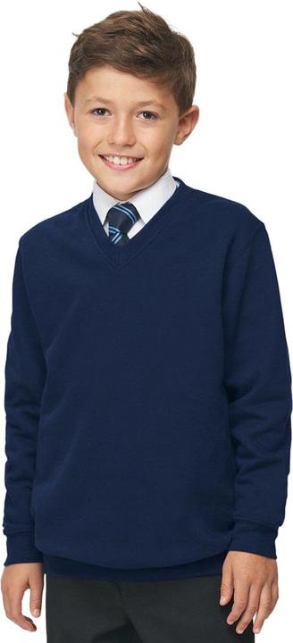 Produktbild Awdis Academy Junior Schul Sweatshirt mit VAusschnitt (2 StückPackung) (116)