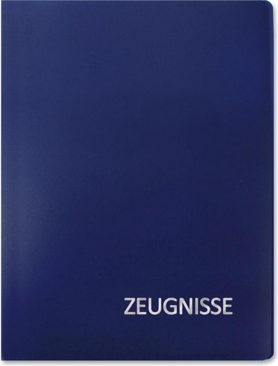 Produktbild Roth Zeugnismappe Basic, aus PP, DIN A4, blau (A4, 1 x)