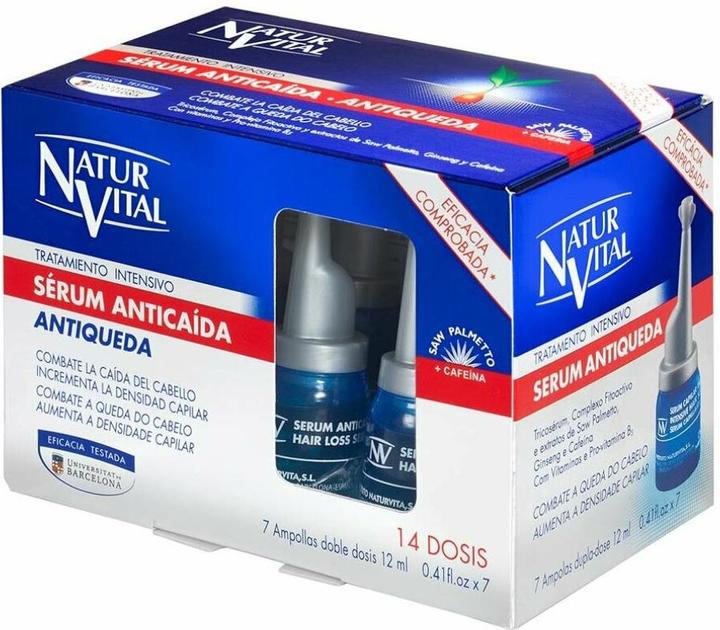 Produktbild NaturVital SERUM ANTICAÍDA tratamiento intensivo 7 ampollas x 12 ml (84 ml)