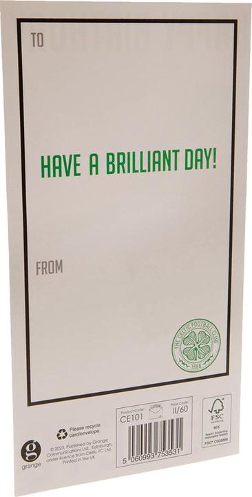 Produktbild Celtic FC Geburtstagskarte (1 Stk.)