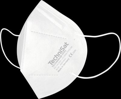 Produktbild TechniSat TECHNIMASK FFP2 Maske (Mund- und Nasen-Bedeckung, 5-lagige Einweg-Maske aus hochwertigem (20 x)
