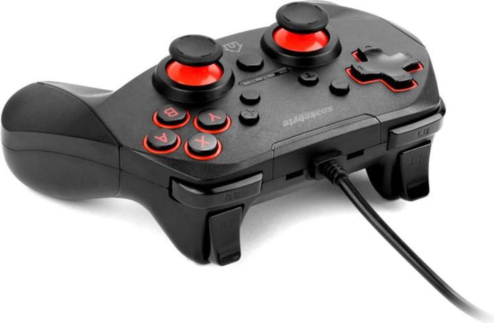Produktbild Snakebyte Nintendo Switch Game Pad kabelgebunden (NSW) - schwarz rot (Switch)