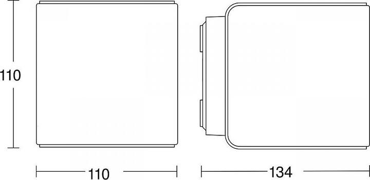 Produktbild Steinel LED Aussenleuchte L 840 C (319 lm, IP44)