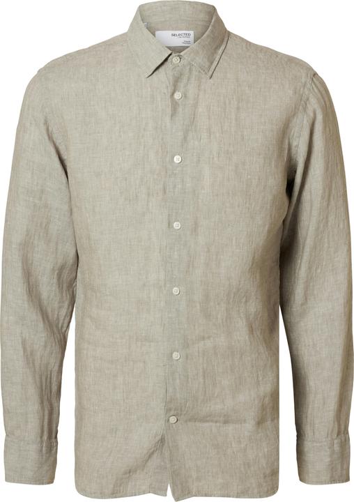 Slhregkylian-Linen Shirt Ls Classic Noos