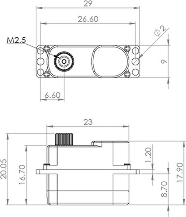 Image du produit Mks hv75k servo digital type "a