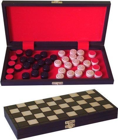 Productafbeelding Filipek Wood Kleine 100 vierkante houten damschijven - 112 (Duits)