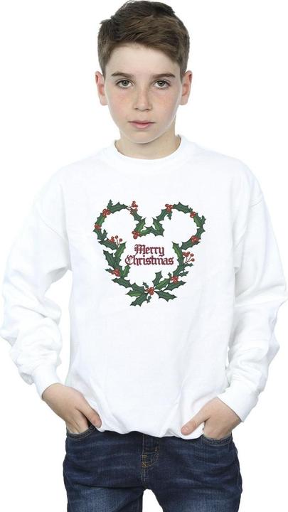 Immagine prodotto Disney Mickey Mouse Merry Christmas Holly Felpa Ragazzi (152, 158)