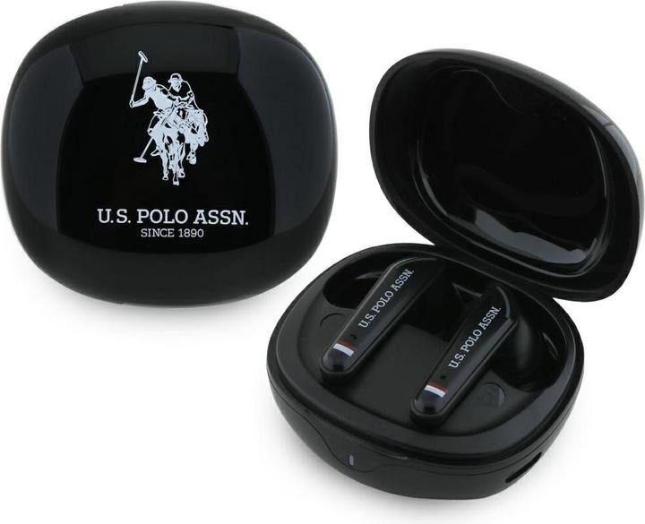 Actual product image U.S. Polo TWS US Polo DH Logo Bluetooth Headphones - Black (4 h, Wireless)