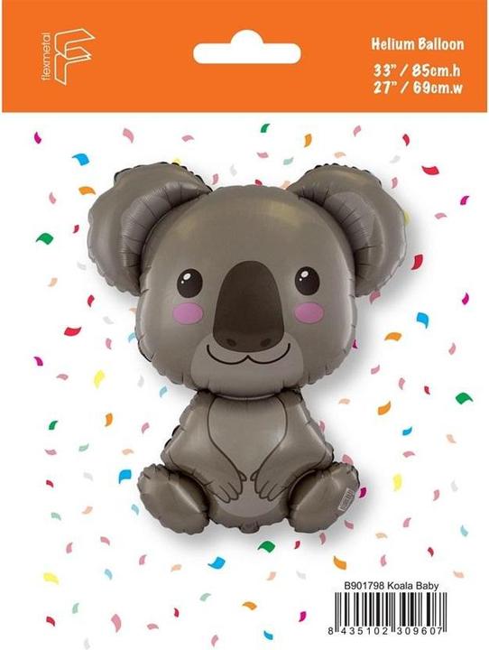Produktbild GoDan FX Koala Folienballon 85cm (1 x)