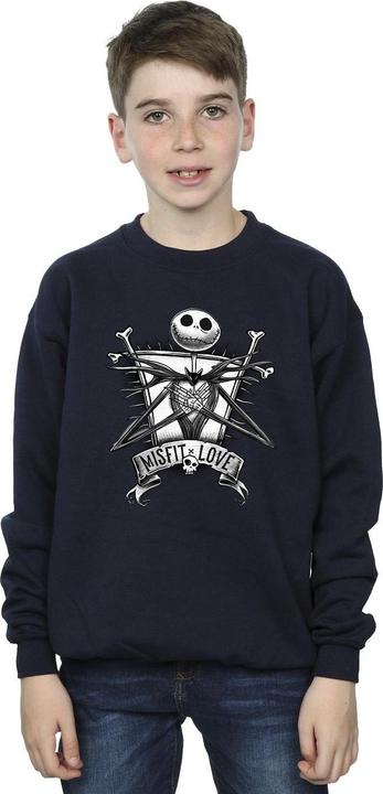 Actual product image Disney Boys The Nightmare Before Christmas Misfits Love Sweatshirt (152, 158)