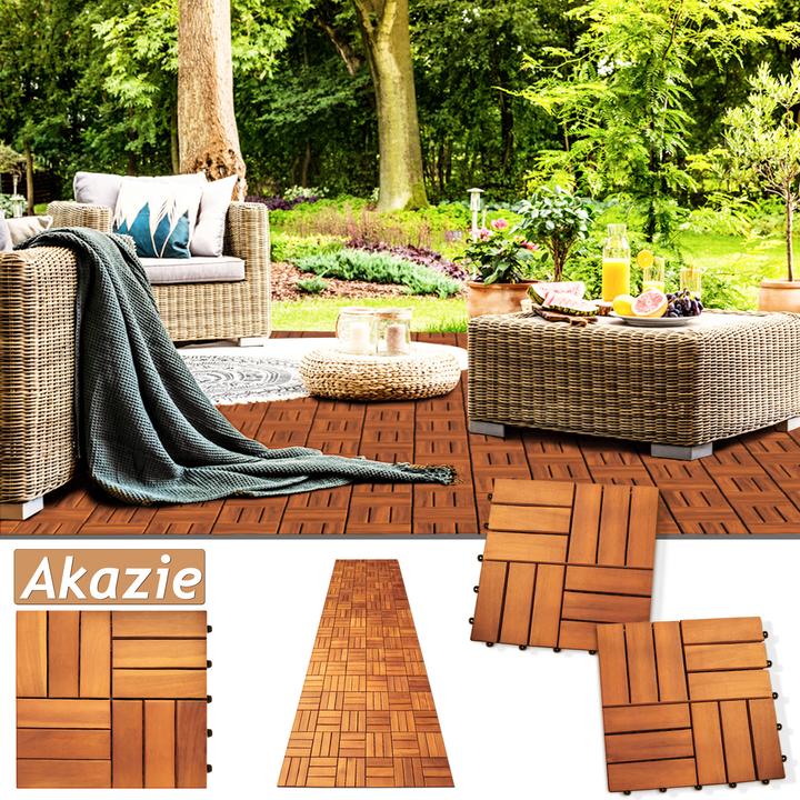 Actual product image Casaria Wood tile (1 x, 30 x 30 cm)