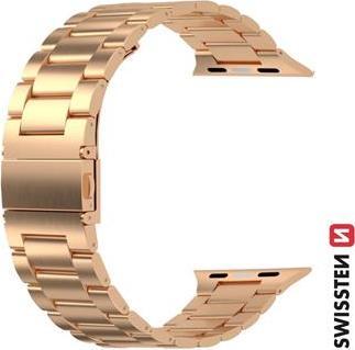 Produktbild Swissten Metal band for apple watch 38-40 mm rose gold (38 mm, 40 mm, Edelstahl, Apple Watch Series 2, Apple Watch Series 3, Apple Watch Series 4, Apple Watch Series 5, Apple Watch Series 6, Apple Watch SE, Apple Watch Series 1)