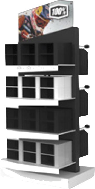 Image du produit 100% Présentoir pour sol modulaire