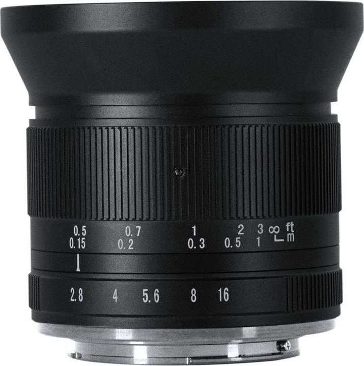 7artisans Lunghezza focale fissa 12mm F/2.8 MKII - Fujifilm X-Mount (Fujifilm X, APS-C / DX)